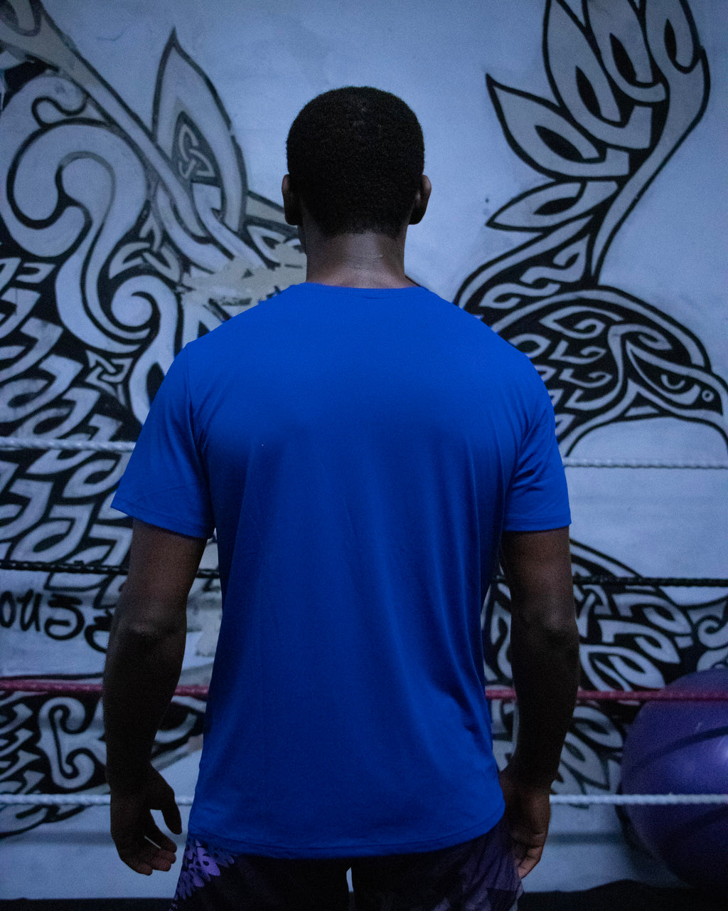 Blue Ultra Lightweight Performance Tee
